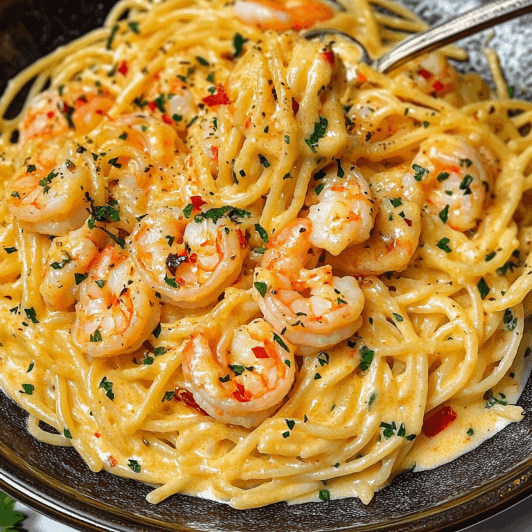 Creamy Bang Bang Shrimp Pasta Delight