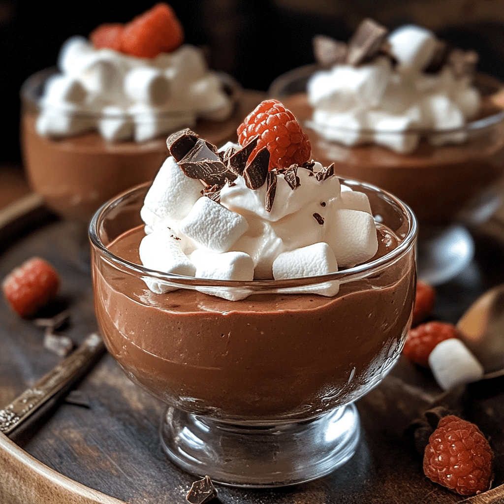 Decadent Chocolate Marshmallow Mousse