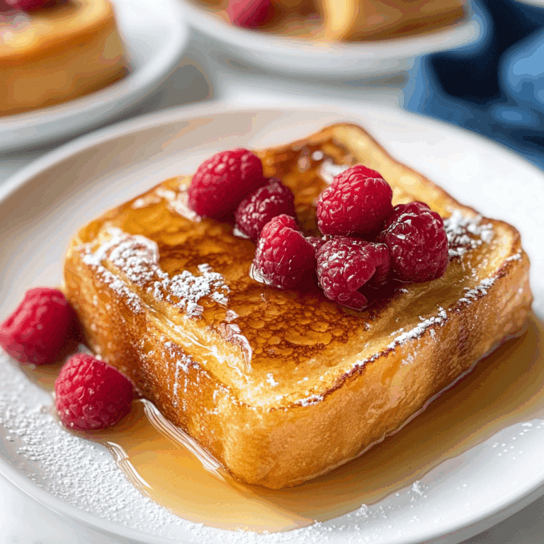 Easy Overnight Brioche French Toast
