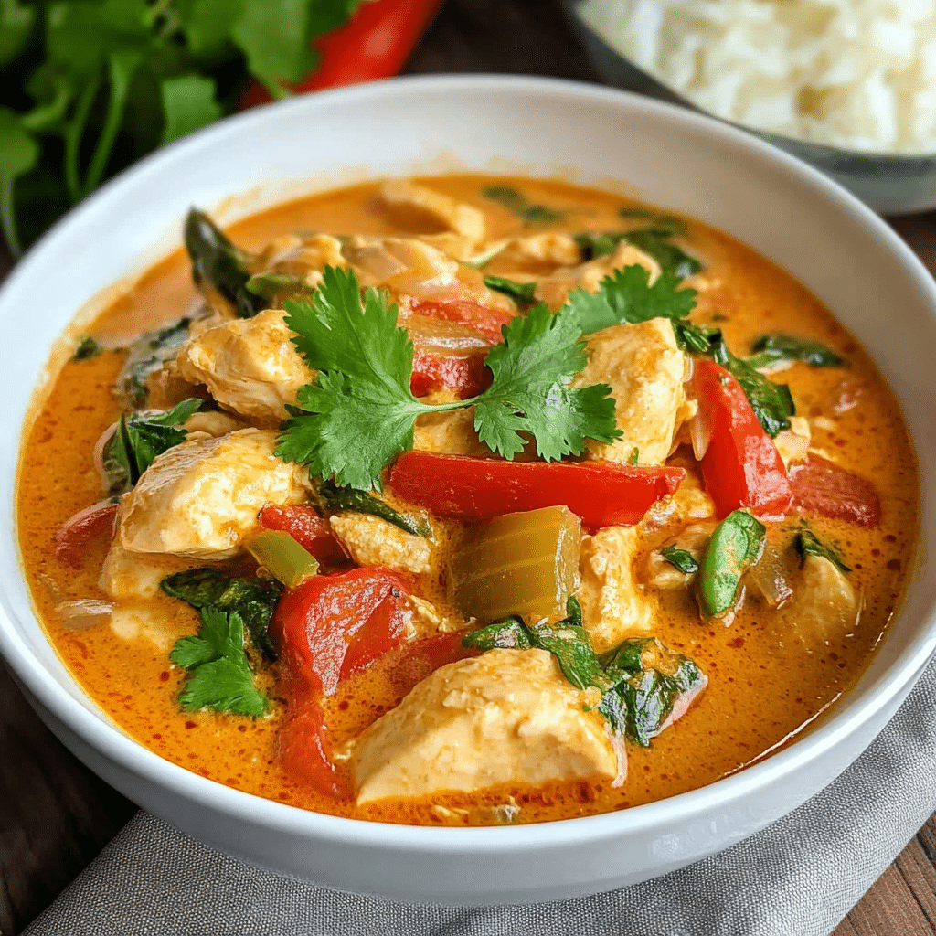 Easy Thai Red Curry with Chicken