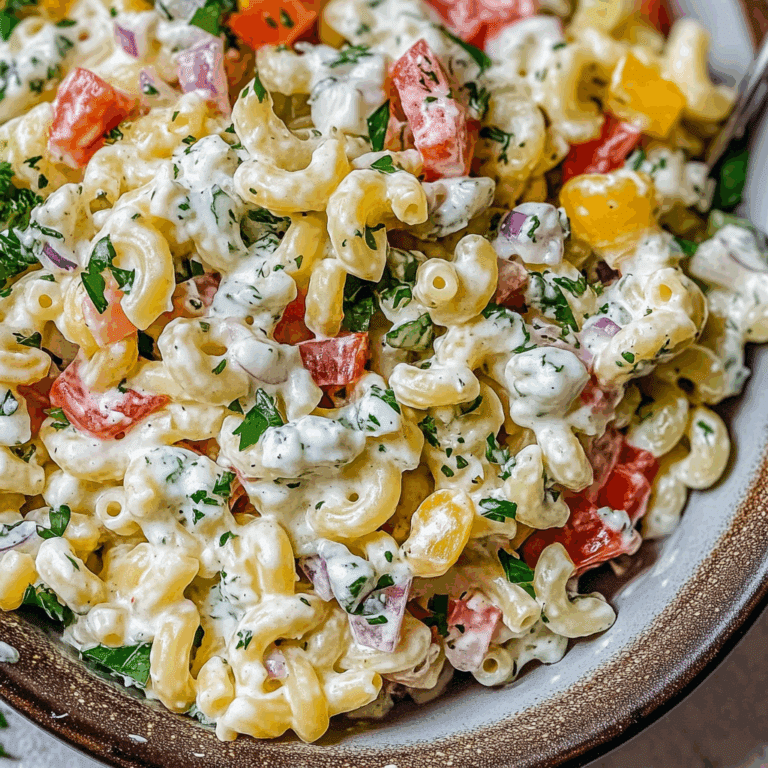 Flavorful Turkish Pasta Salad with Greek Yogurt