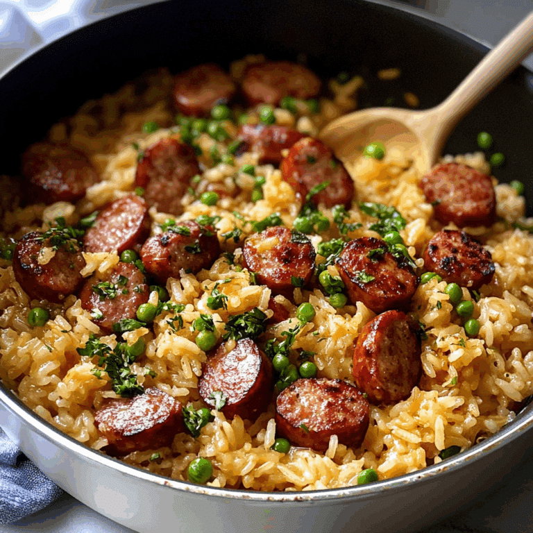 One-Pot Smoked Sausage and Rice Dinner