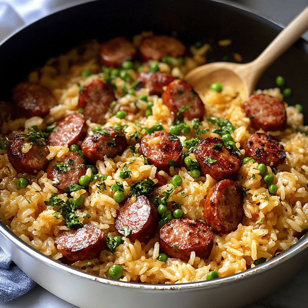 One-Pot Smoked Sausage and Rice Dinner