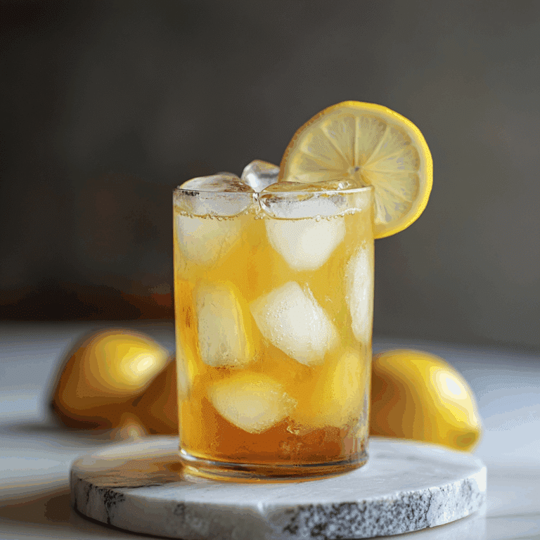 Refreshing Lemon Vanilla Iced Tea