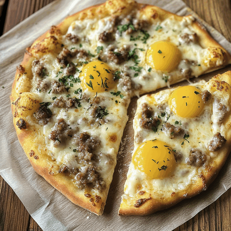 Ultimate Sausage Gravy Breakfast Pizza