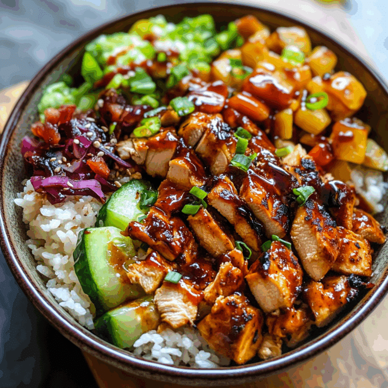 BBQ Chicken Bowls