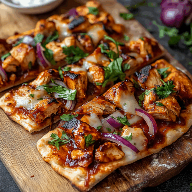 BBQ Chicken Flatbreads