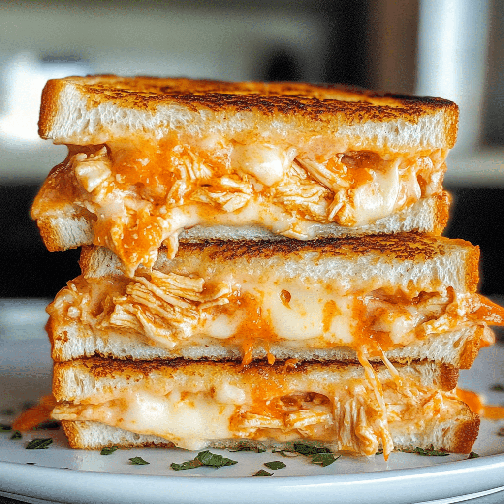 Buffalo Chicken Grilled Cheese