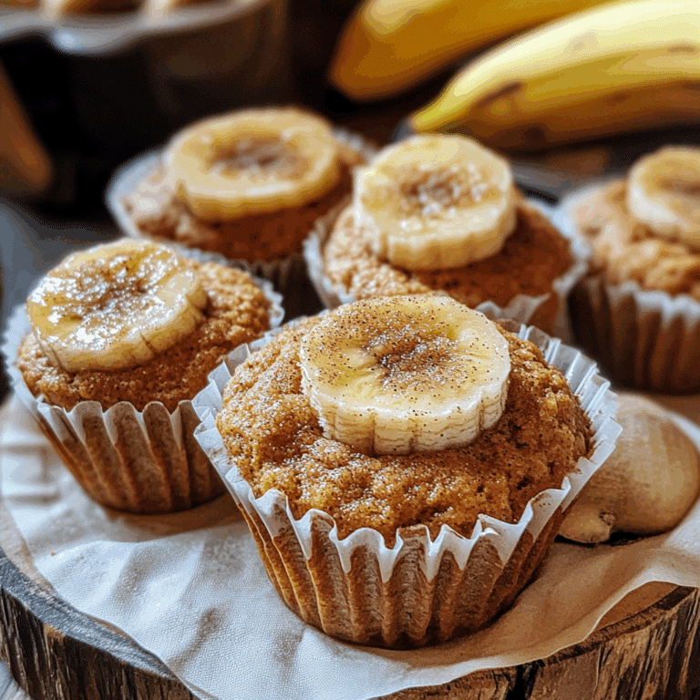 Cinnamon Banana Bread Muffins