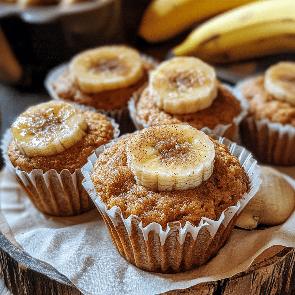 Cinnamon Banana Bread Muffins