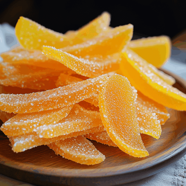 Citrus Candy with Fresh Orange Zest