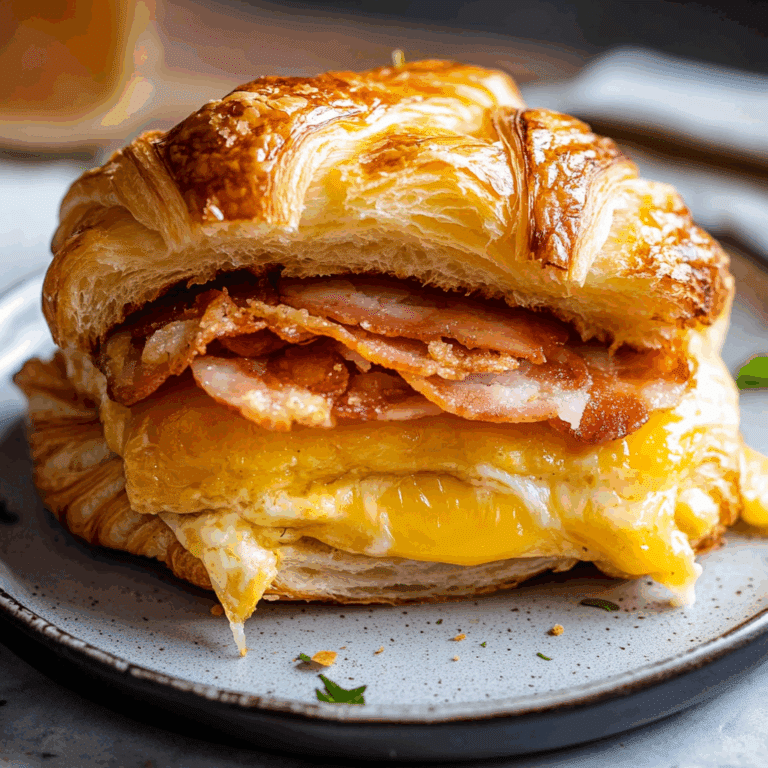 Croissant Breakfast Sandwiches