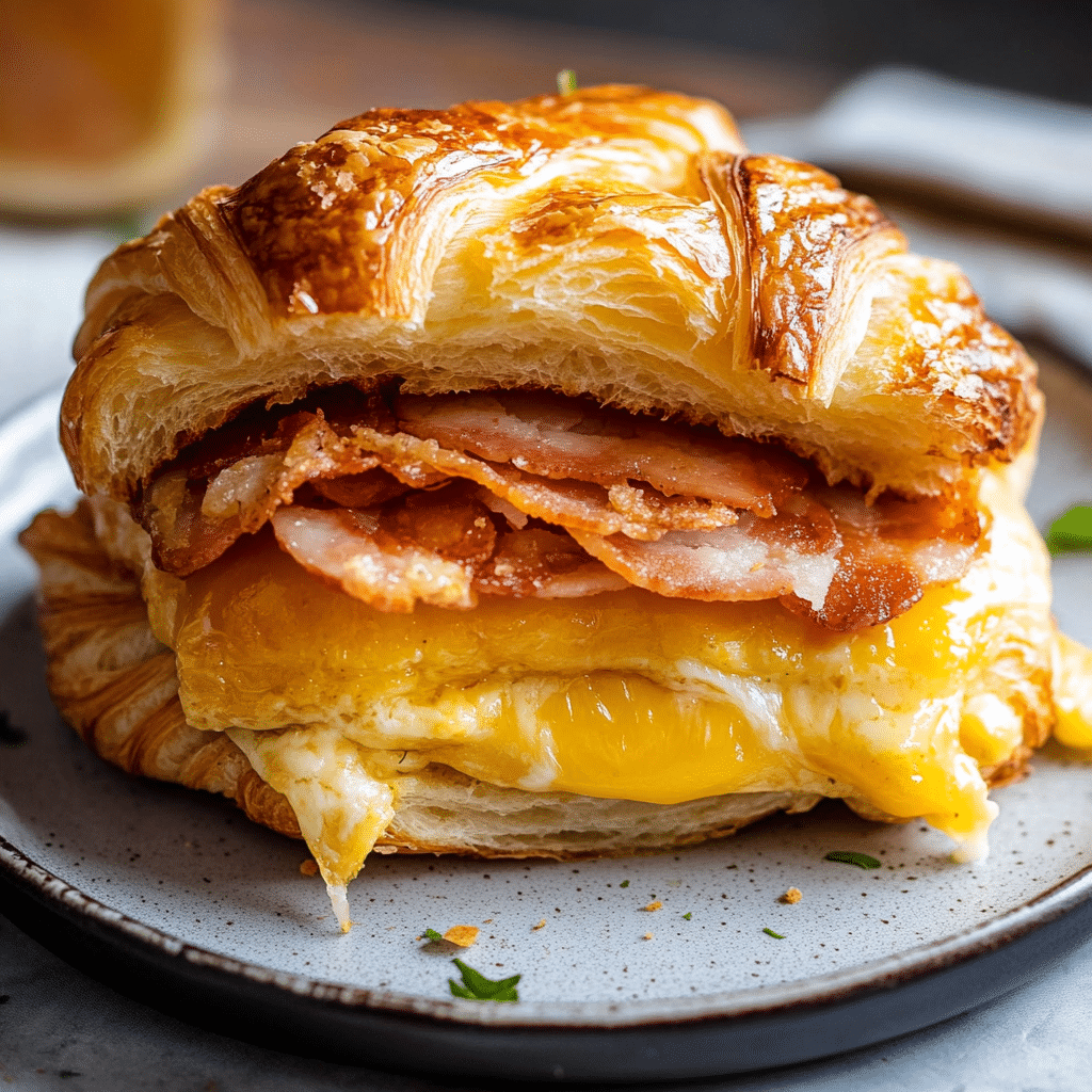 Croissant Breakfast Sandwiches