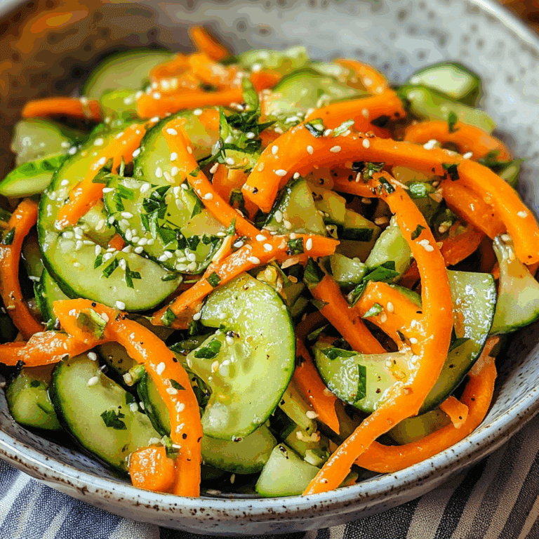 Cucumber Carrot Salad