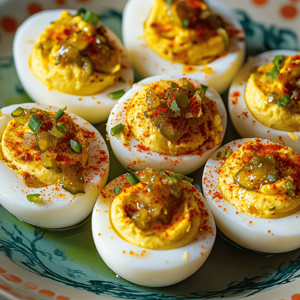 Deviled Eggs with Pickle Relish