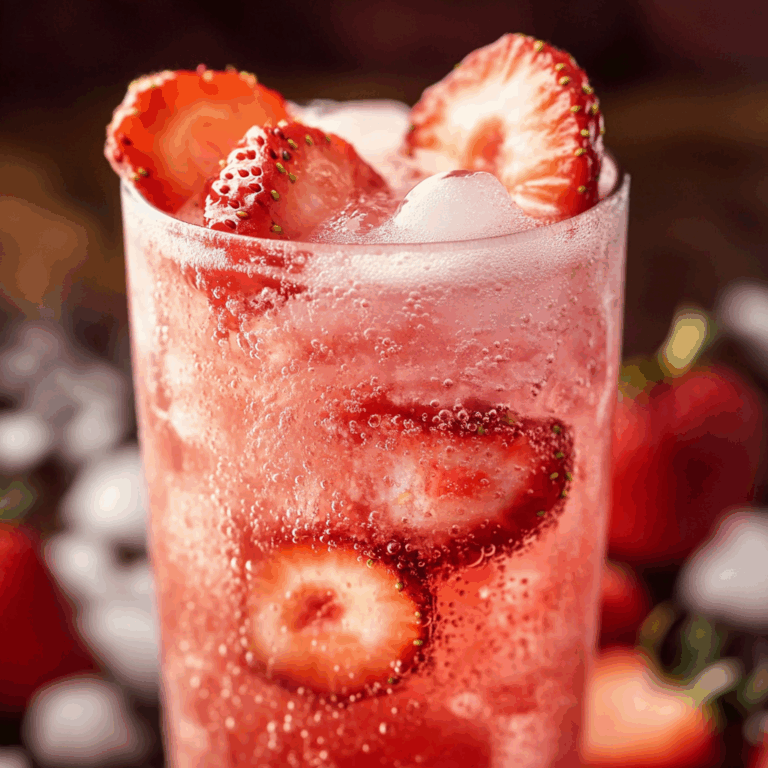 Dirty Strawberry Soda