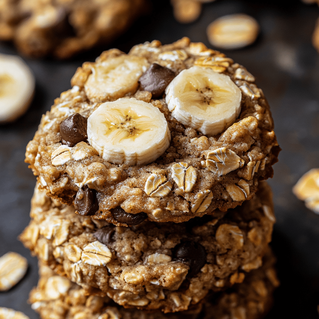Easy Banana Oatmeal Cookies