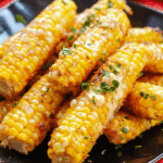 Easy BBQ Corn Ribs with Garlic Butter