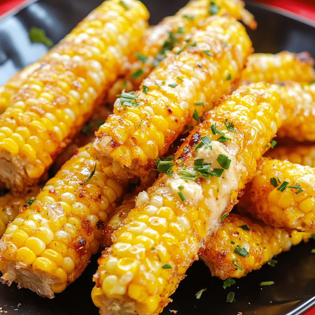 Easy BBQ Corn Ribs with Garlic Butter