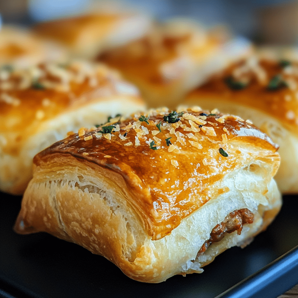 Easy Breakfast Sausage Rolls