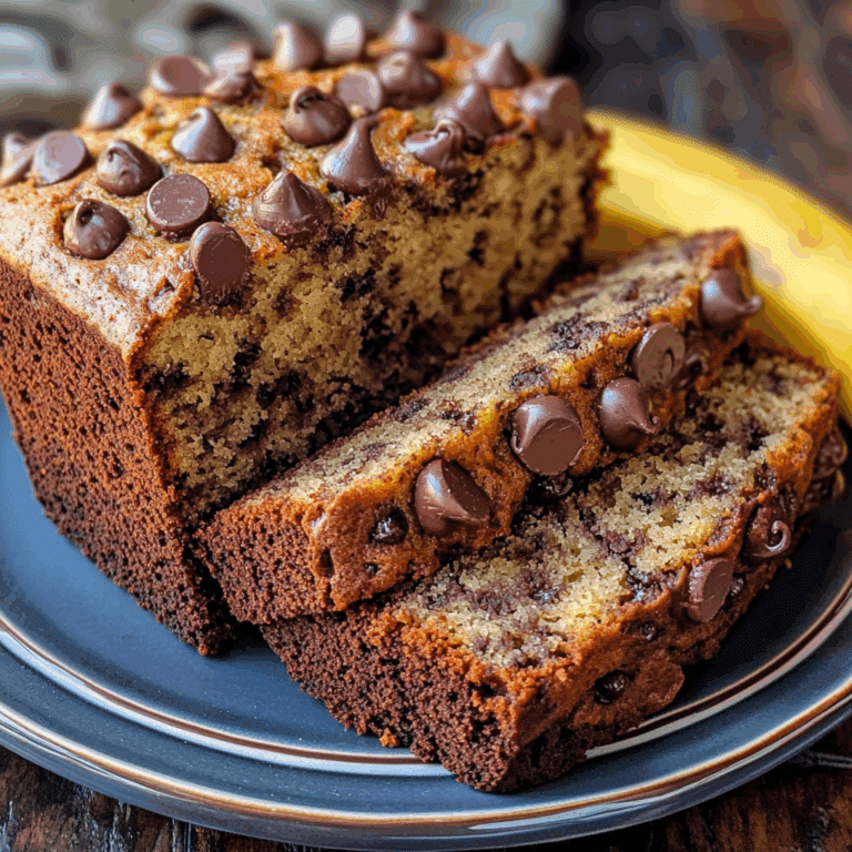 Easy Chocolate Chip Banana Bread