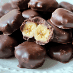 Easy Chocolate Covered Banana Bites