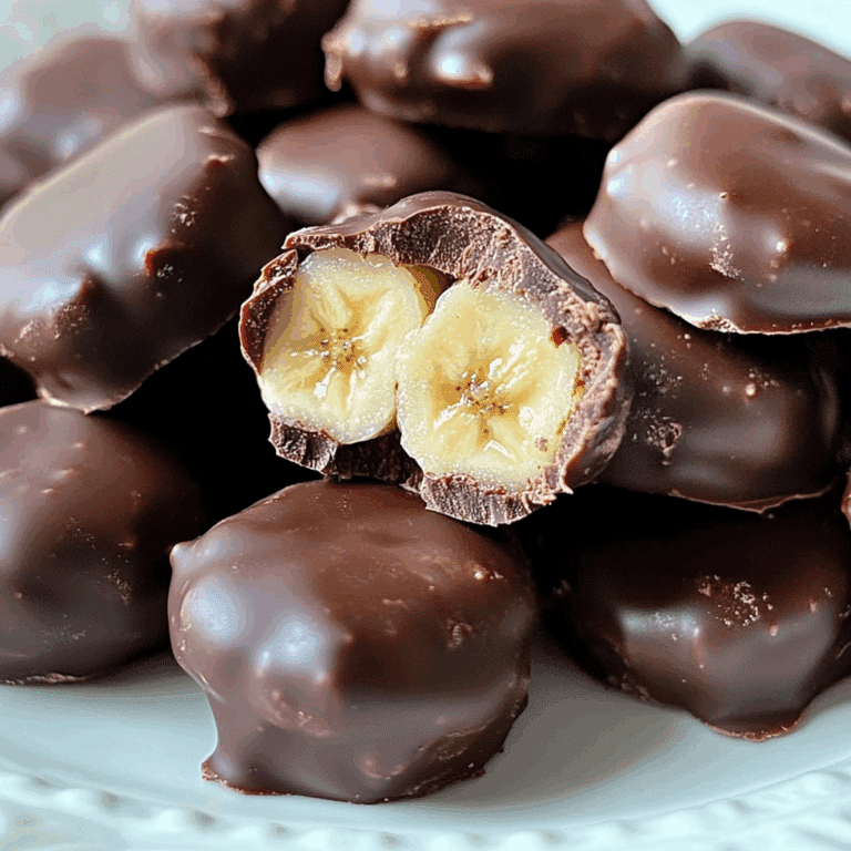 Easy Chocolate Covered Banana Bites