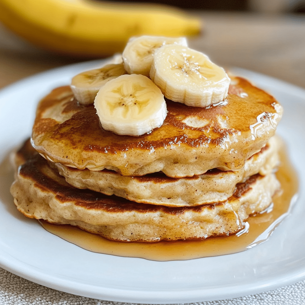 Fluffy Brown Sugar Banana Pancakes