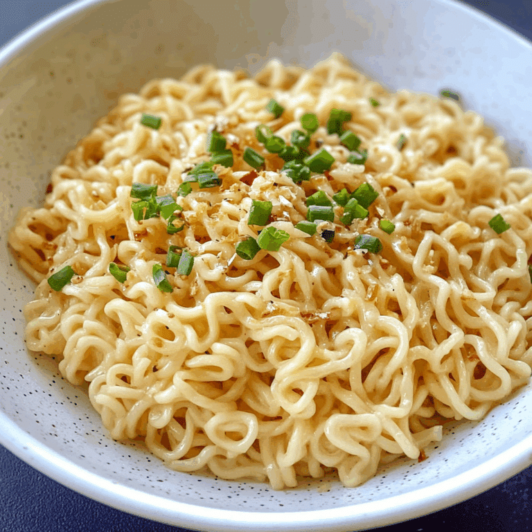 Garlic Butter Ramen Noodles