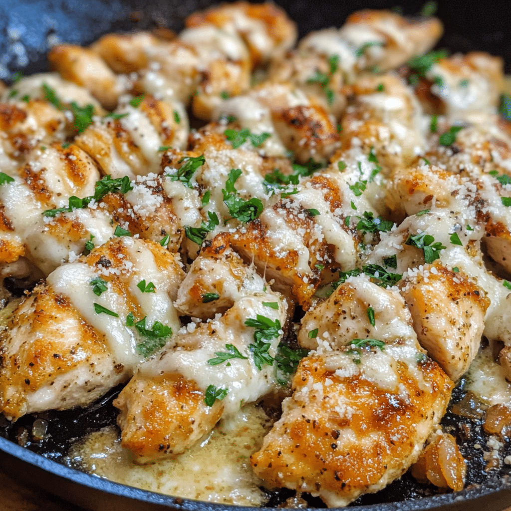 Garlic Parmesan Chicken Skillet
