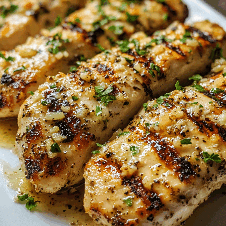 Garlic Parmesan Grilled Chicken