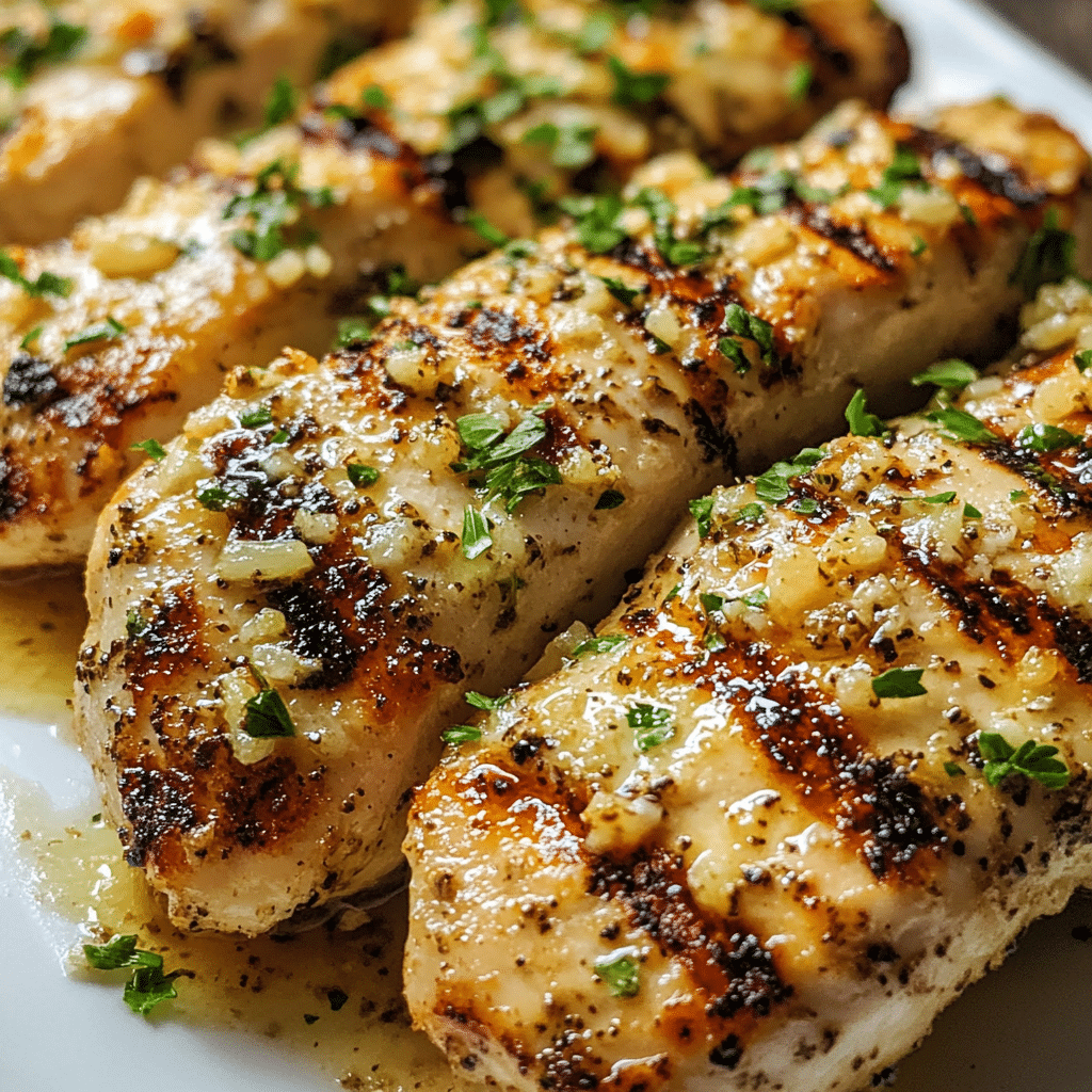 Garlic Parmesan Grilled Chicken