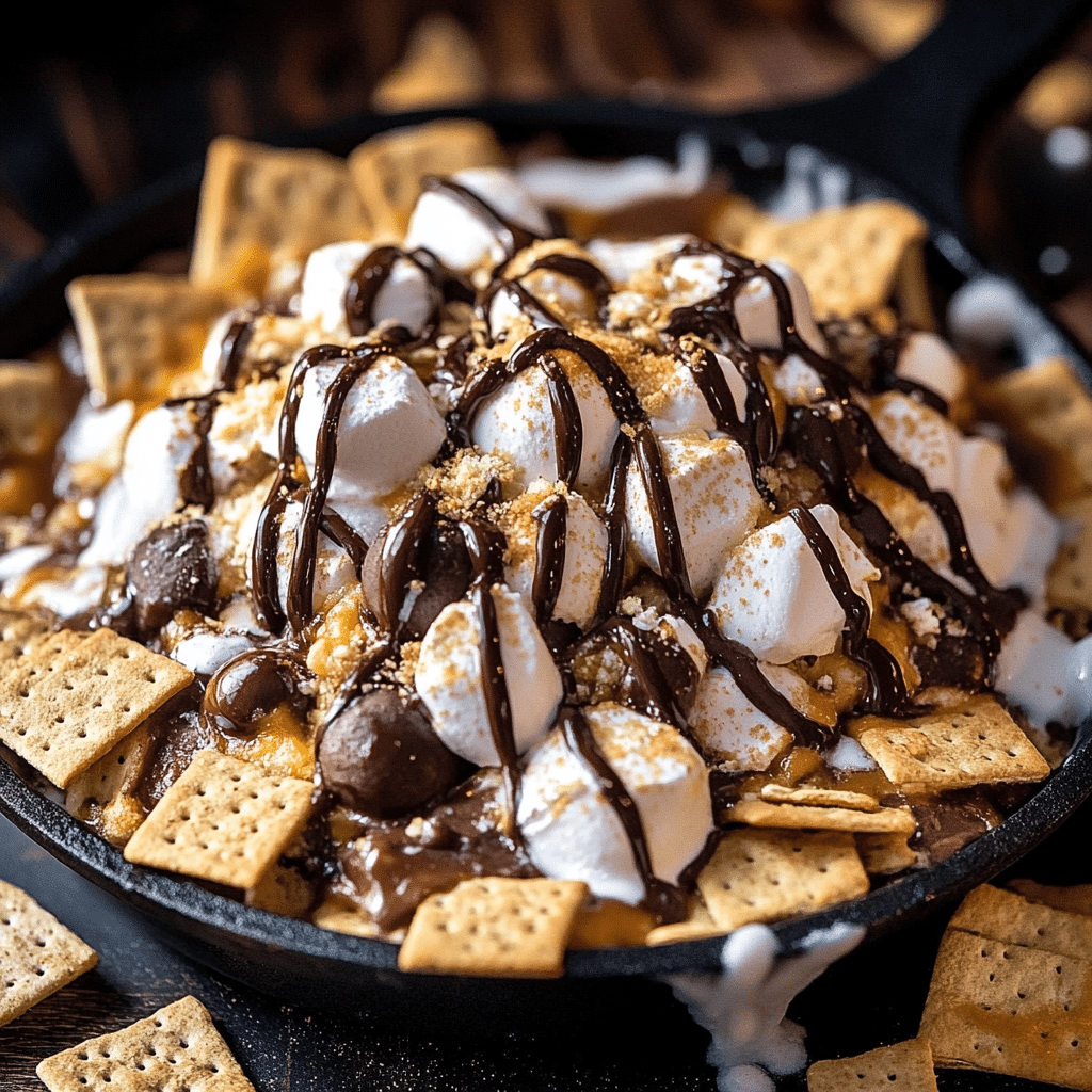 Gooey S'mores Nachos