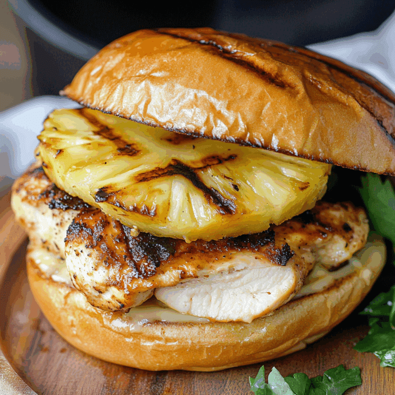 Hawaiian Chicken Sandwiches