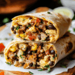 High Protein Breakfast Burrito