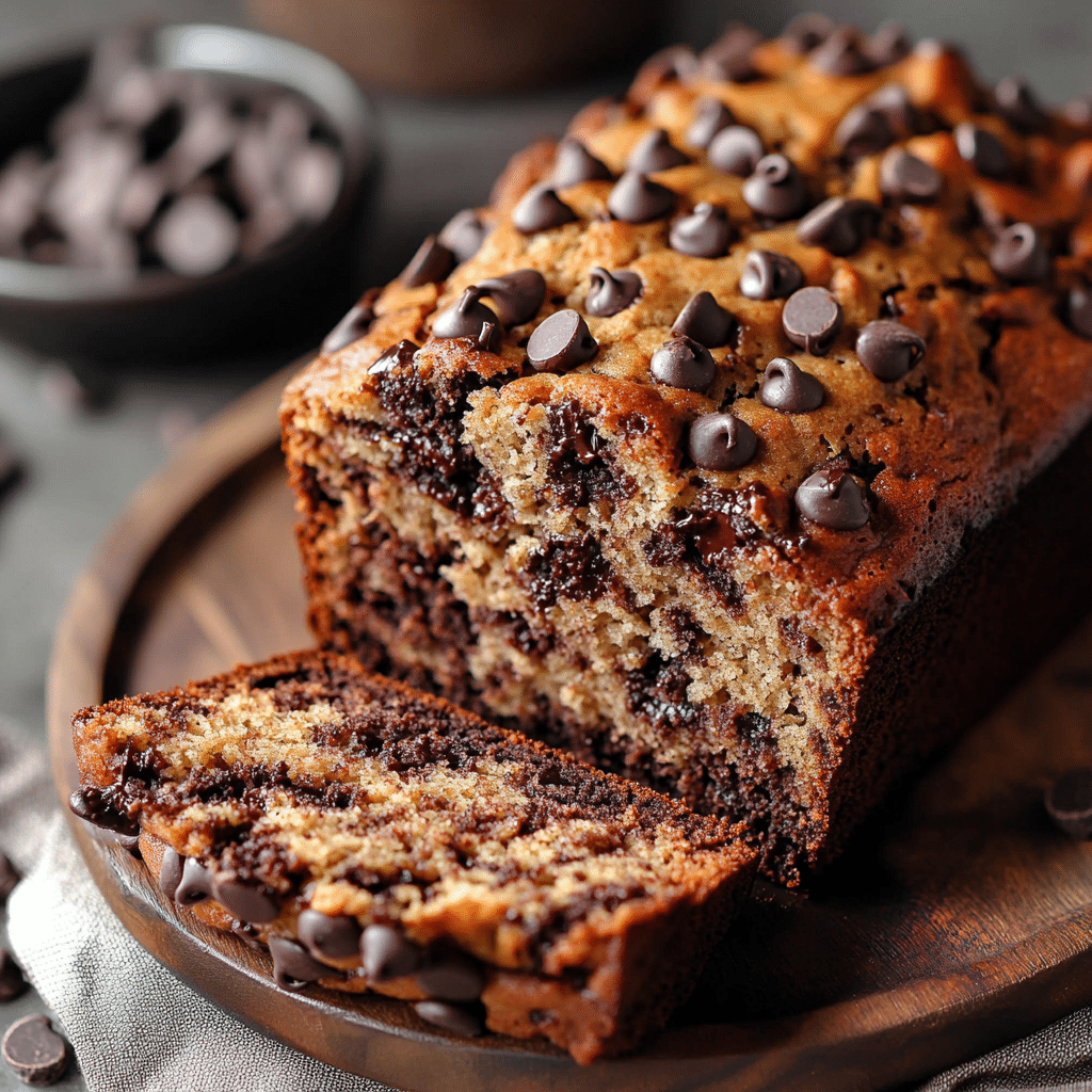 Irresistible Chocolate Chip Banana Bread