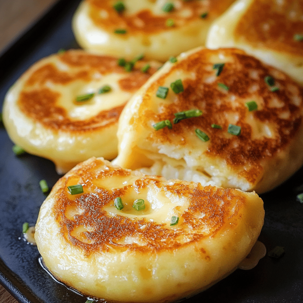 Korean Cheese Pancakes