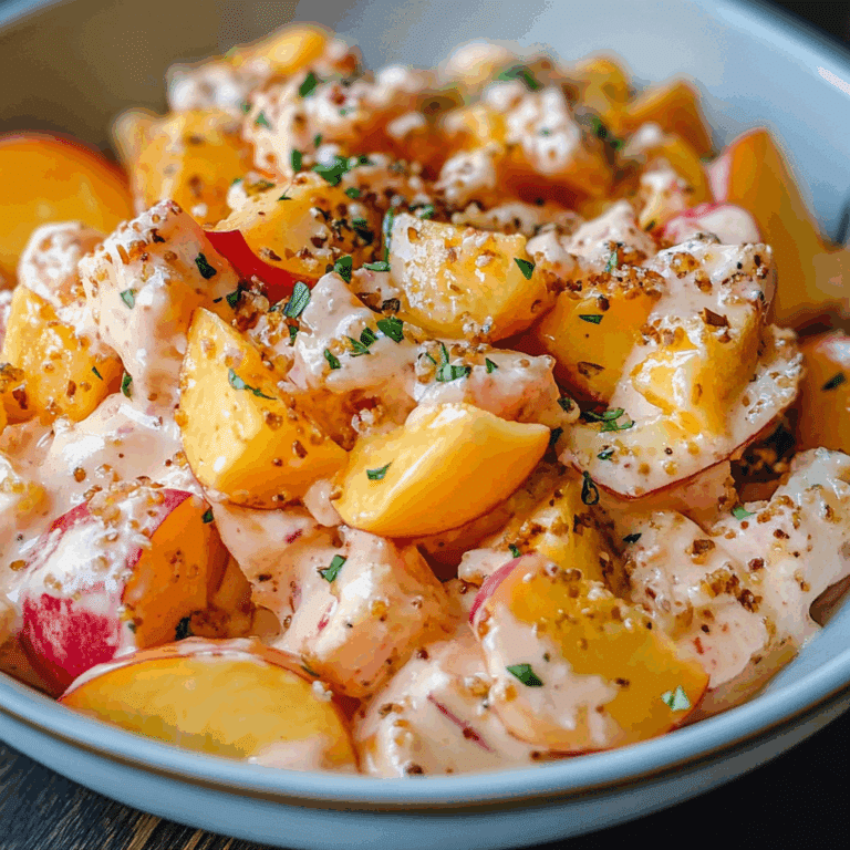 Millionaire Peach Salad