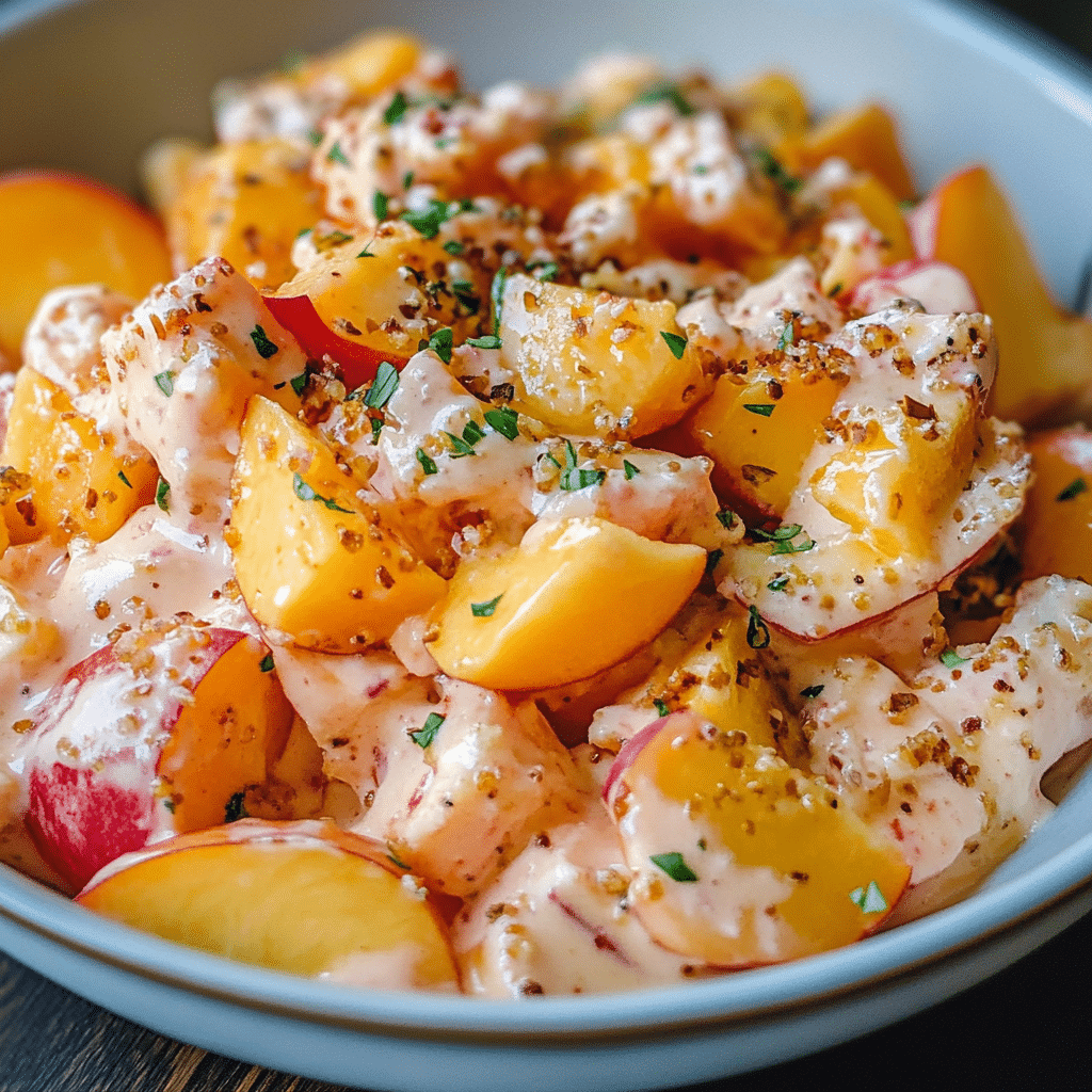 Millionaire Peach Salad