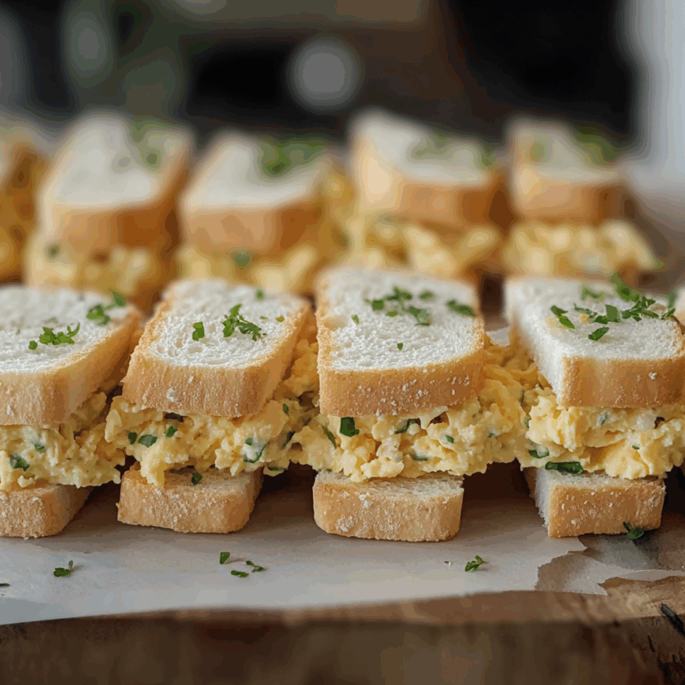 Mini Egg Salad Sandwiches