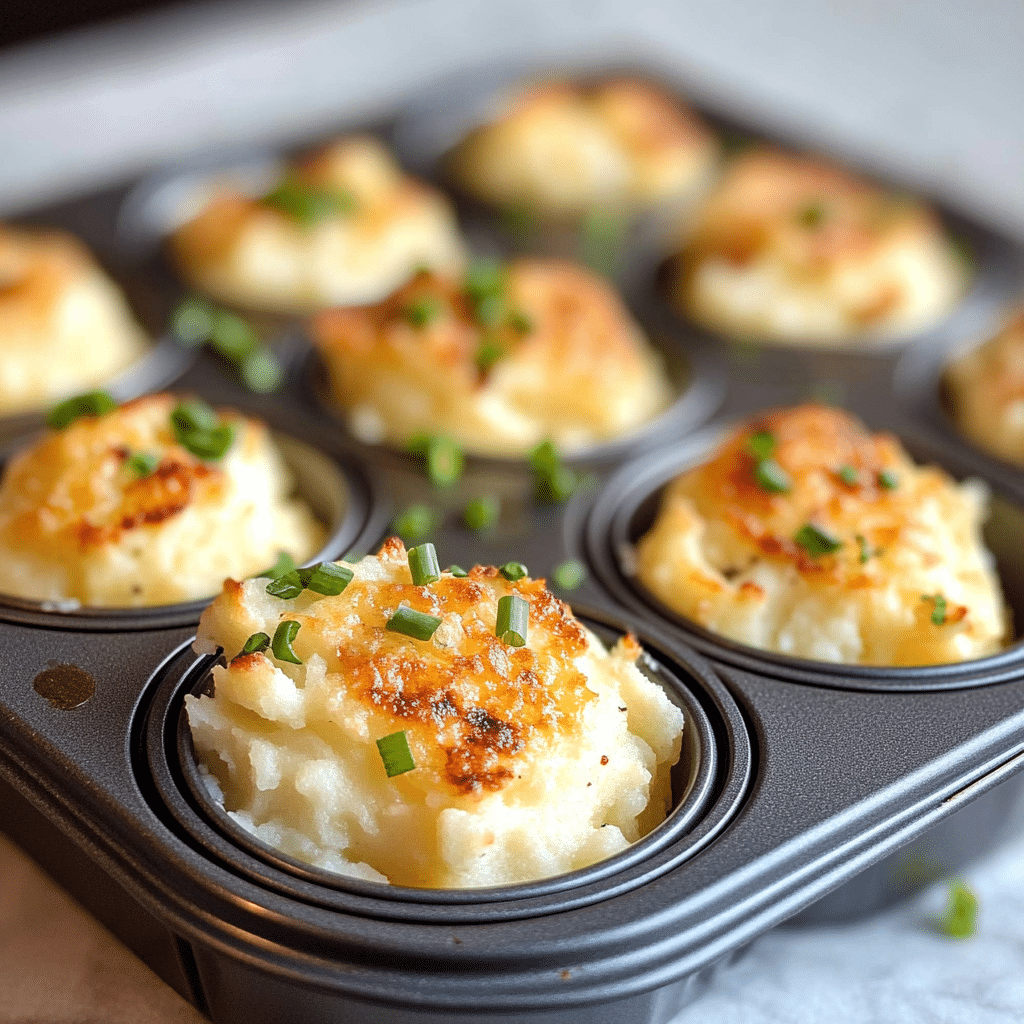 Muffin Tin Mashed Potatoes