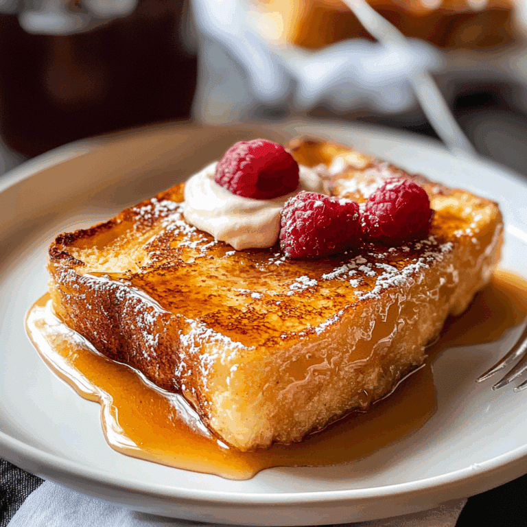 Overnight Crème Brûlée French Toast
