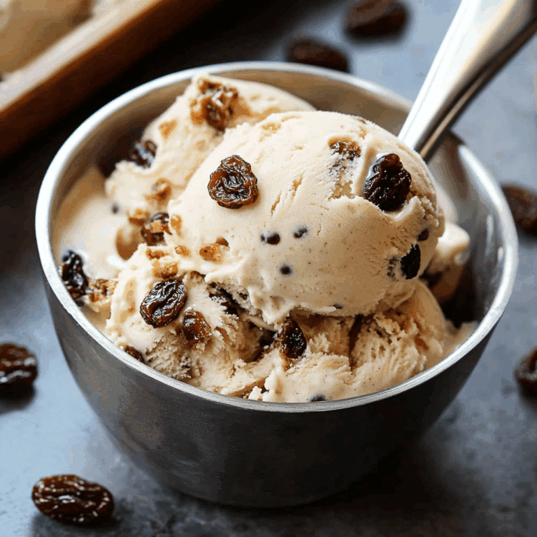 Rum Raisin Ice Cream