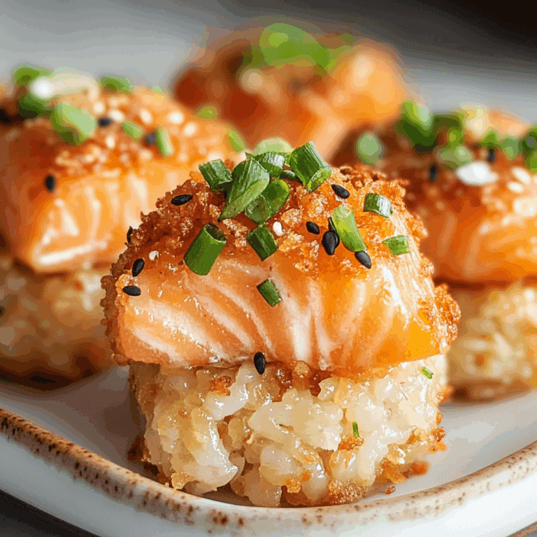 Salmon Crispy Rice Bites