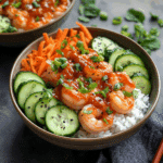 Spicy Shrimp Rice Bowls