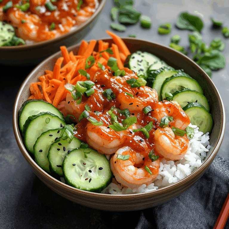 Spicy Shrimp Rice Bowls