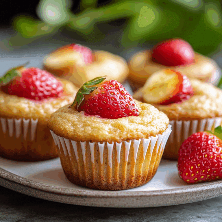 Strawberry Banana Mini Muffins