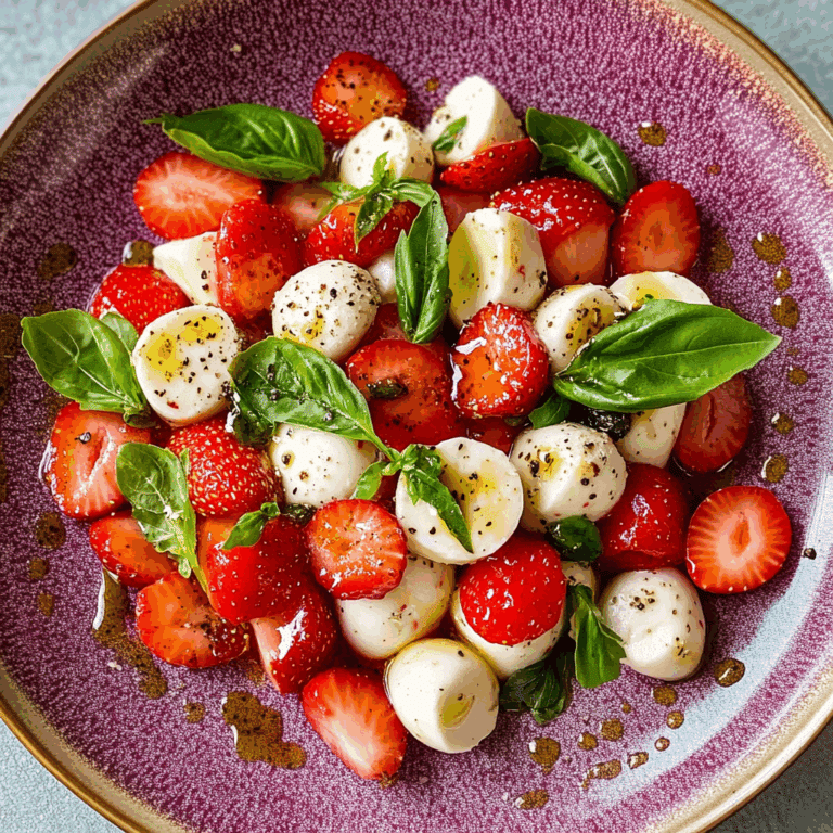 Strawberry Caprese Salad