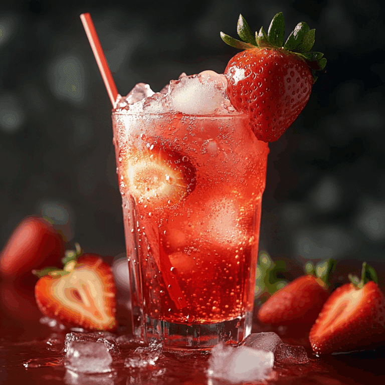 Strawberry Dirty Sprite Drink