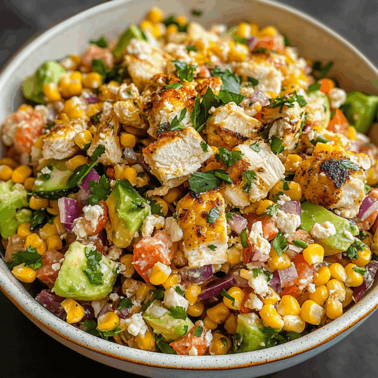 Street Corn Chicken Salad